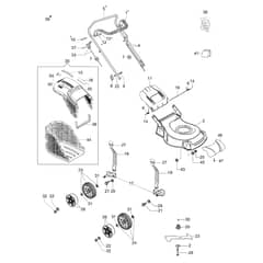 G 48 PBQ COMFORT PLUS EURO 5 - Oleo-Mac Rotary Mower Complete illustrated parts list Diagram