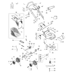 G 48 TBX COMFORT PLUS EURO 5 - Oleo-Mac Rotary Mower Complete illustrated parts list Diagram