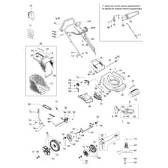 G 53 THX ALLROAD PLUS 4 - Oleo-Mac Rotary Mower illustrated parts list Diagram