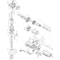 Makita GA5092 - 125mm Angle Grinder - Power Tool Diagram