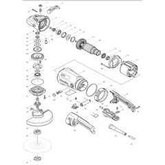 Makita GA7040S - 180mm Angle Grinder - Power Tool Diagram
