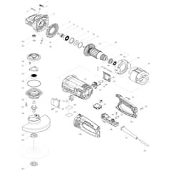 Makita GA7062R - 180mm Angle Grinder - Power Tool Diagram
