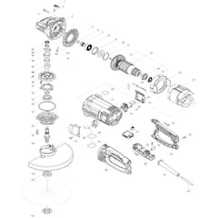 Makita GA9063R - 230mm Angle Grinder - Power Tool Diagram