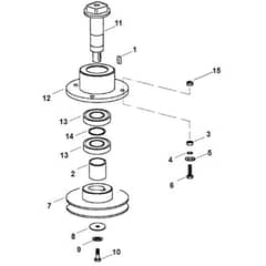 Viking GB 370.2 S - Blade Wheel - Parts Diagram
