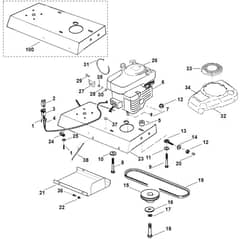 Viking GB 370 S - Engine, Drive - Parts Diagram