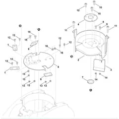 Viking GB 460.1 - Blade Set (Chipping) - Parts Diagram
