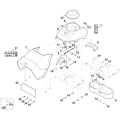 Viking GB 460.1 - Housing - Parts Diagram