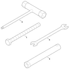 Viking GB 460.1 - Tools - Parts Diagram