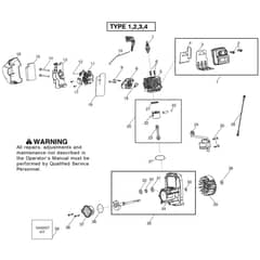 McCulloch GBV345 - 2017-04 - Engine Parts Diagram