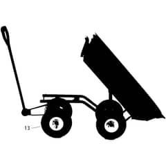 Cobra GCT200MP - Tipping Hand Cart Main Diagram