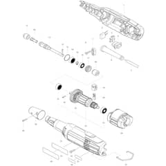 Makita GD0603 - Die Grinder - Power Tool Diagram