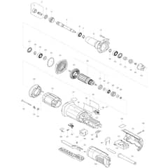 Makita GD0811C - Die Grinder - Power Tool Diagram