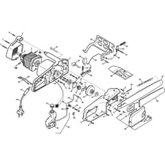 GD 170 - 2004 - 291716001/BRA - Castel Garden Chainsaw Electric Chain saw Diagram