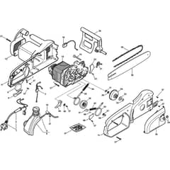 GD 1800 (GREEN) - 2008 - 291516006/08 - Castel Garden Chainsaw Electric Chain saw Diagram