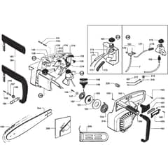 GD 33 - 2003 - 222914000/ALX - Castel Garden Chainsaw Housing Diagram
