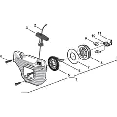 GD 36 - 2004 - 222614003/DOM - Castel Garden Chainsaw Starter Diagram