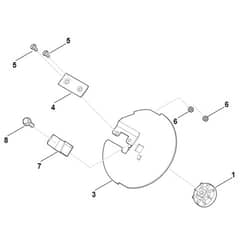 Viking GE 105.1 - Blade Set - Parts Diagram