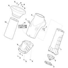 Viking GE 250.1 - Funnel - Parts Diagram