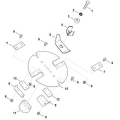 Viking GE 260 - Blade Set - Parts Diagram