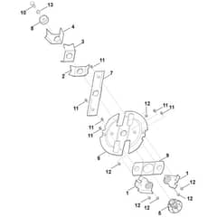 Viking GE 355.1 - Blade Set - Parts Diagram
