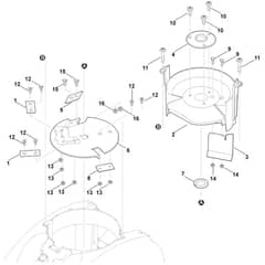 Viking GE 420.1 - Blade Set (Chipping) - Parts Diagram