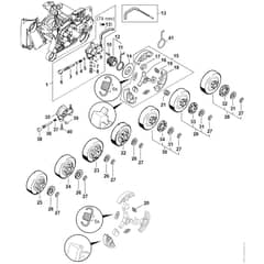 Genuine Stihl 064 / D - Oil pump, Clutch