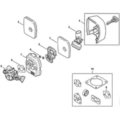 Genuine Stihl BG86 C-E - Air filter (12.2012)
