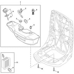 Genuine Stihl BR800 C-E - Fuel tank