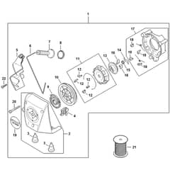 Genuine Stihl BR800 C-E - Rewind Starter