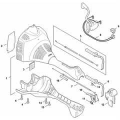 Genuine Stihl FS38 / H - Motor Housing