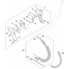 Genuine Stihl FS55 - Bike handle (27.2001)