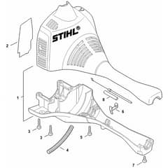 Genuine Stihl FS55 - Engine housing (Bike handle)