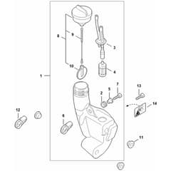 Genuine Stihl FS55 - Fuel tank
