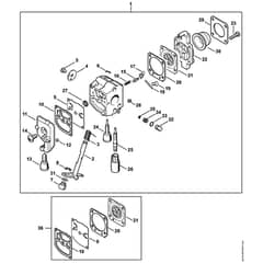 Genuine Stihl HS45 - Carburettor C1Q-S67