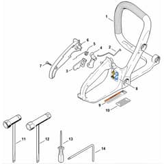 Genuine Stihl MS170 / P - Handle frame, Tools