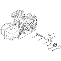 Genuine Stihl MS250 - Oil pump