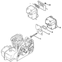Genuine Stihl MS250 - Muffler