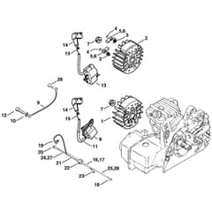Genuine Stihl MS250 - Ignition system