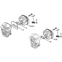 Genuine Stihl MS251 - Muffler