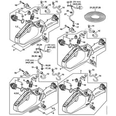 Genuine Stihl MS251 - Tank Housing