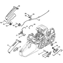 Genuine Stihl MS251 - Throttle Control