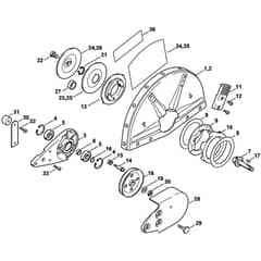 Genuine Stihl TS400 - Support with guard
