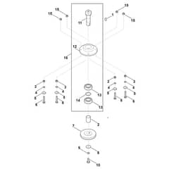 Stihl GH370.0 S - Blade Wheel - Parts Diagram