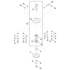 Stihl GH370.1 S - Blade Wheel - Parts Diagram