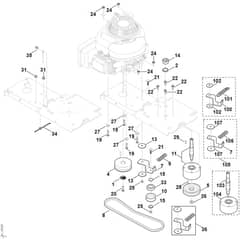 Stihl GH460.0 C - Drive - Parts Diagram