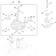 Stihl GH460.1 C - Blade Set (Shredding) - Parts Diagram