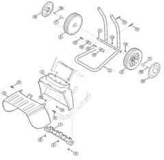 Genuine Stihl GHE355.0 / D - Wheel Carrier