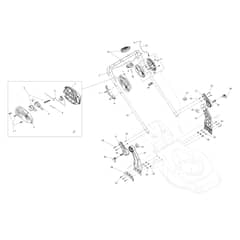 Gi 548 P - Oleo-Mac Rotary Mower Handlebar Diagram