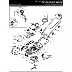 Flymo Glider 350 - 2015-02 - Lawn Mower Main Assembly