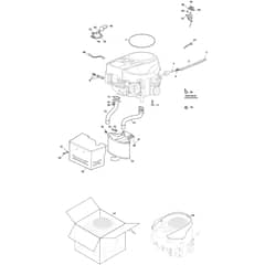 GLX 20-92 H2 - Oleo-Mac Ride On Mower Engine Diagram